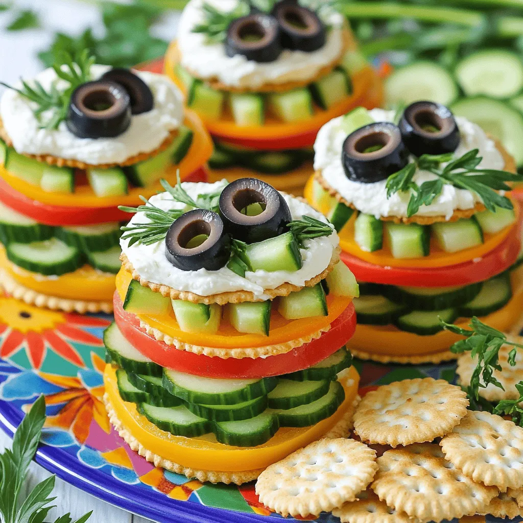 Crackers make a great base for fun sandwiches. They add crunch and flavor. You can use any type of cracker. Whole grain, cheese, or multigrain work well.