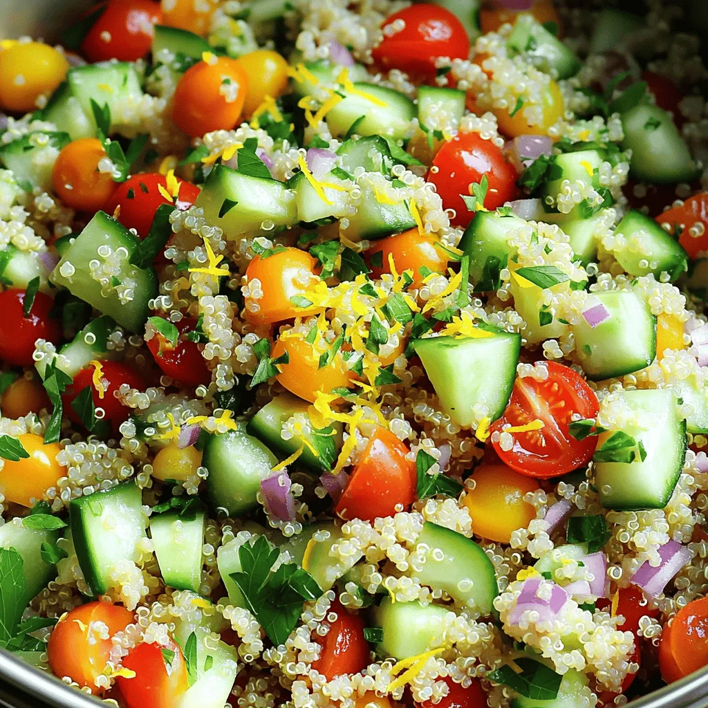 Lemon Herb Quinoa Salad Fresh and Flavorful Delight