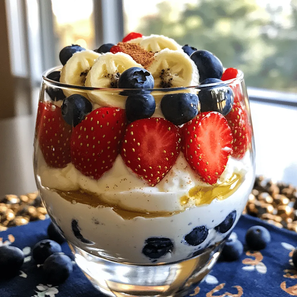 - 1 cup Greek yogurt (plain, non-fat or low-fat) - 1 scoop vanilla protein powder (or your favorite flavor) - 2 tablespoons almond butter (or any nut/seed butter) - 1 tablespoon honey (or maple syrup) - 1/2 teaspoon vanilla extract - 1/4 cup unsweetened cocoa powder (optional, for chocolate flavor) - 1/4 cup almond milk (or any milk of choice, adjust for desired consistency)