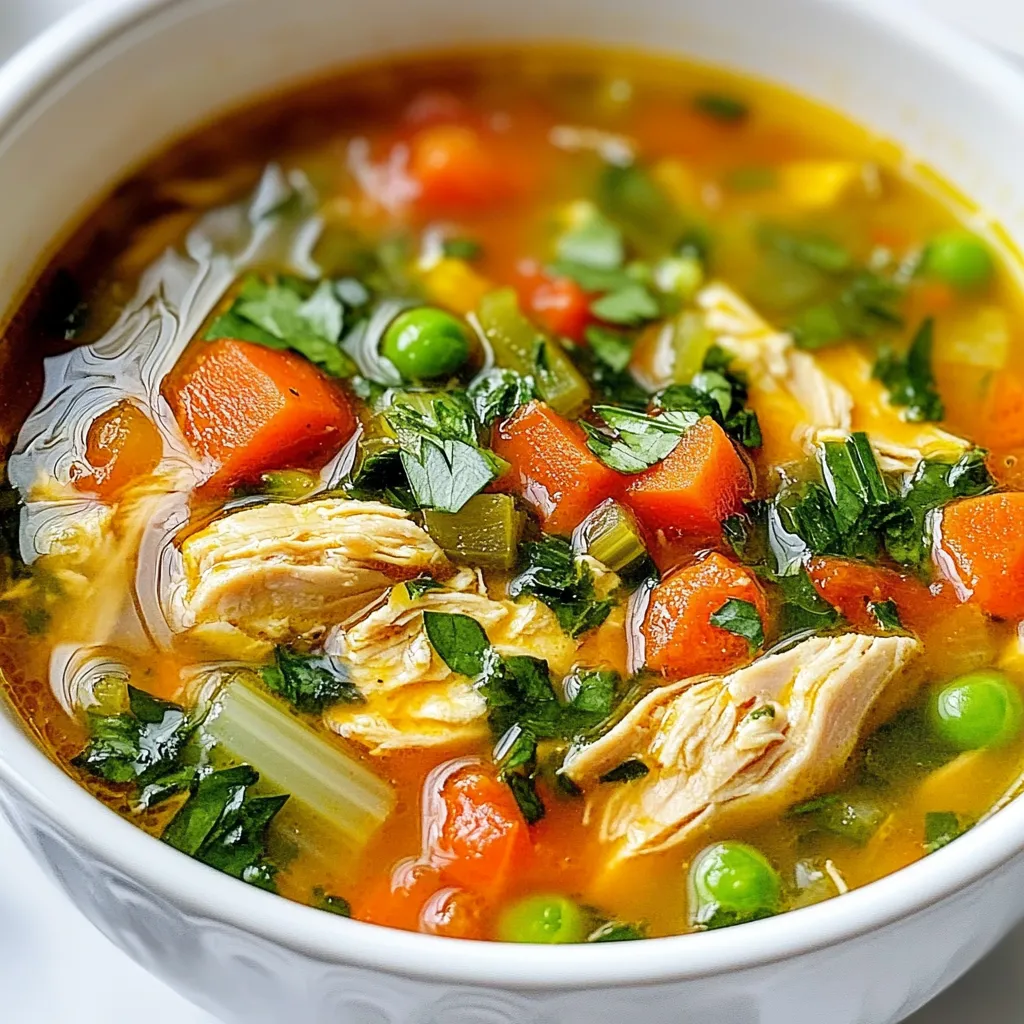 Sicilian Chicken Soup Flavorful and Hearty Delight