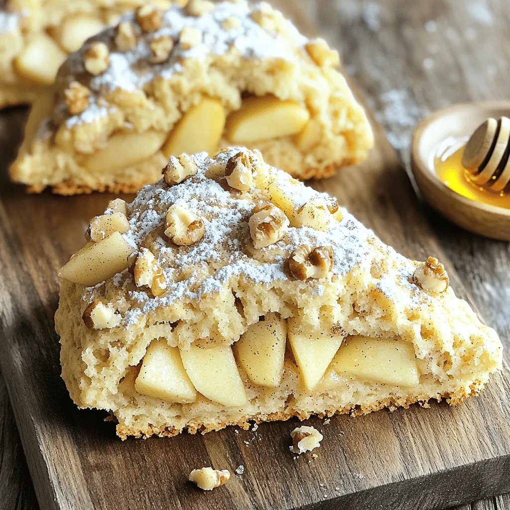 Apple Cinnamon Streusel Scones Fresh and Flavorful Snack