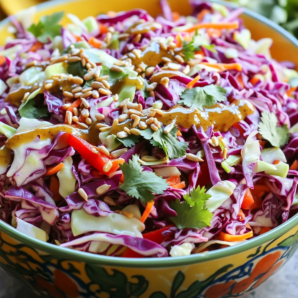 Red Cabbage Slaw is a Wholesome Side Dish Delight