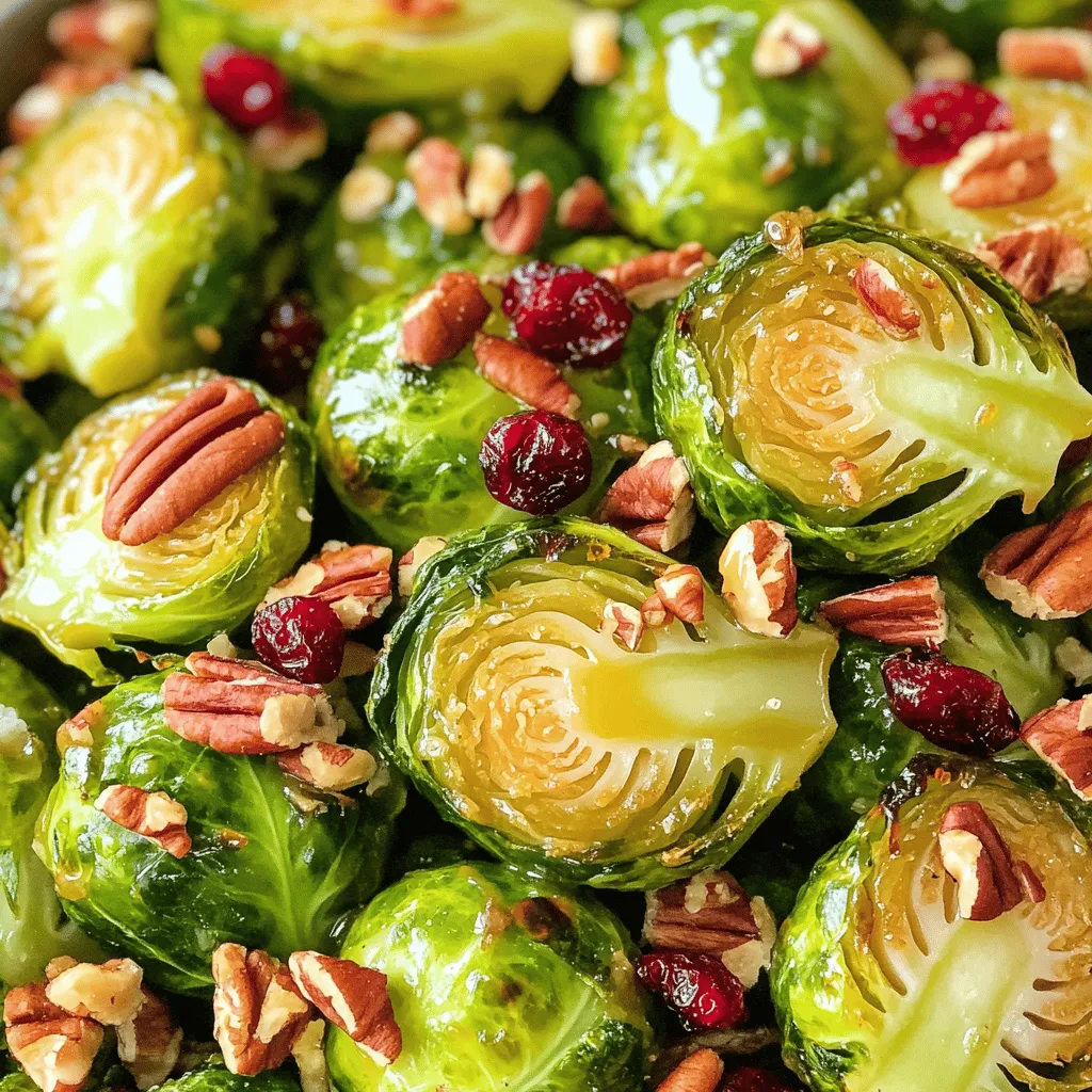Maple Glazed Brussels Sprouts Flavorful Side Dish Recipe