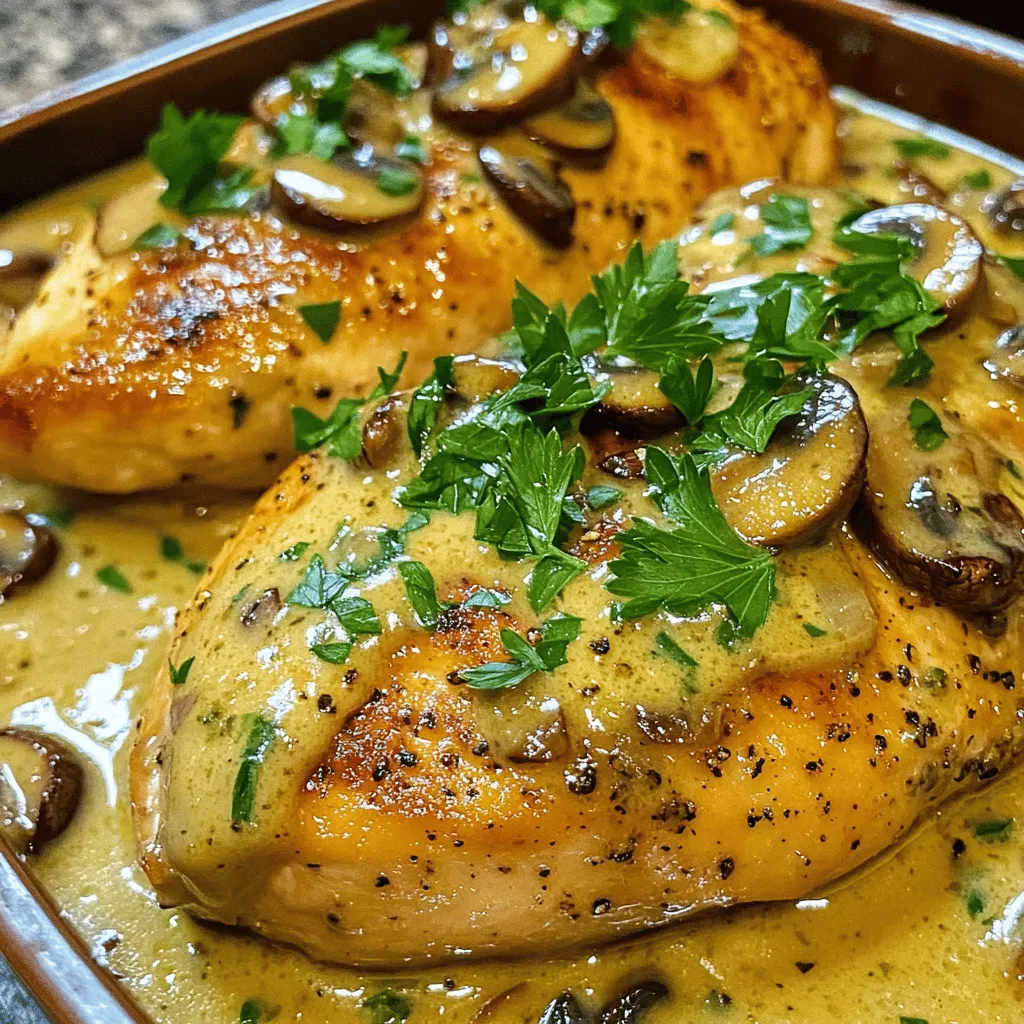 Creamy Garlic Mushroom Chicken for a Delightful Meal