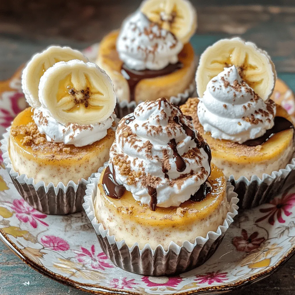 Irresistible Mini Banana Pudding Cheesecakes Recipe
