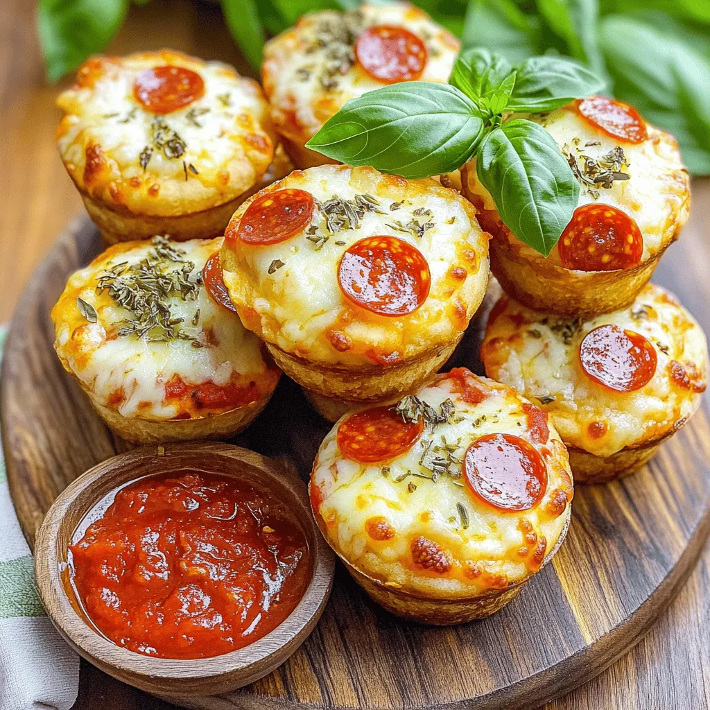 Deep-dish pizza muffins are a fun twist on classic pizza. They pack all the great flavors of pizza into a muffin form. You get the cheesy goodness and tasty toppings baked into a soft muffin. Each bite is like a mini pizza party.
