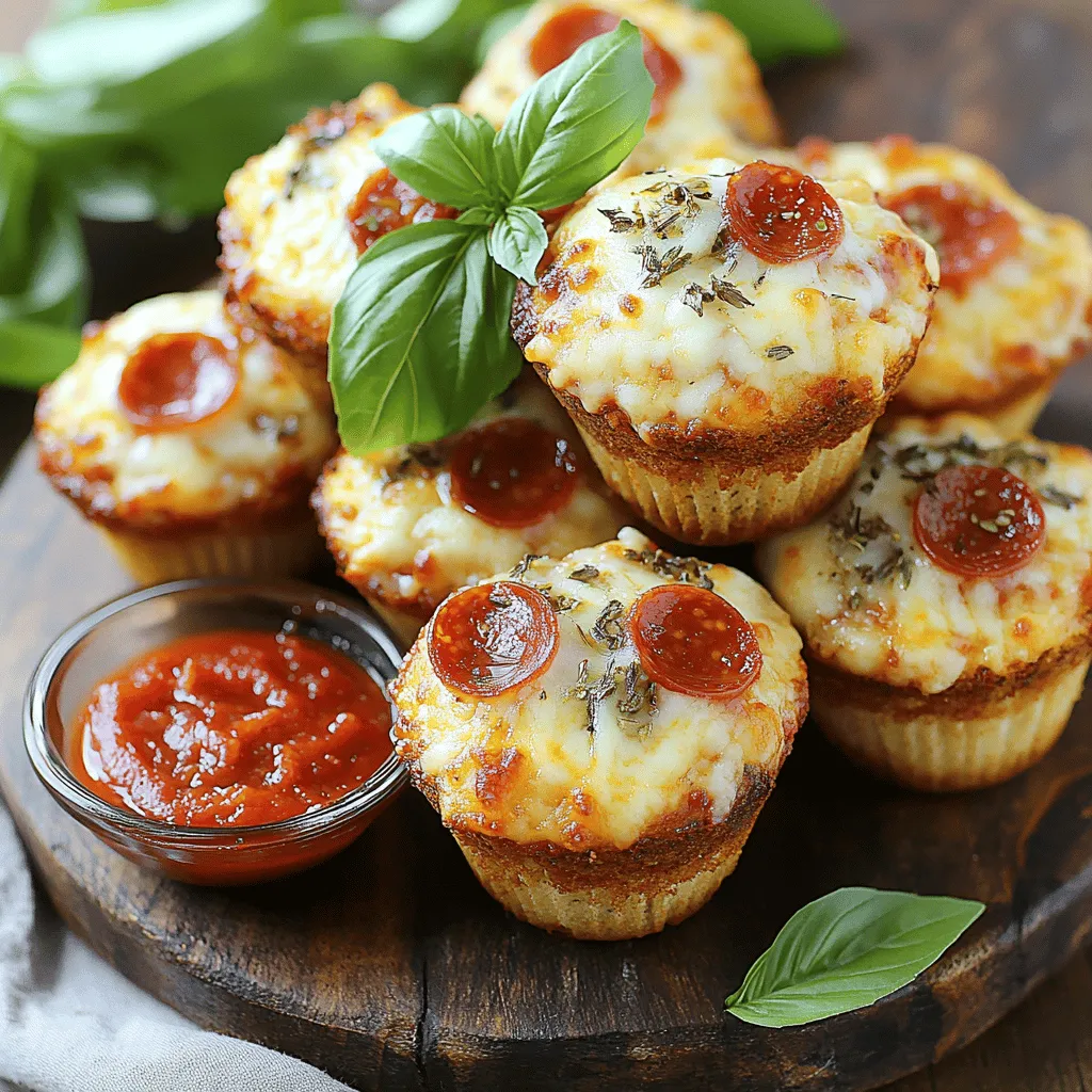 Deep-Dish Pizza Muffins Flavorful and Fun Snack Idea