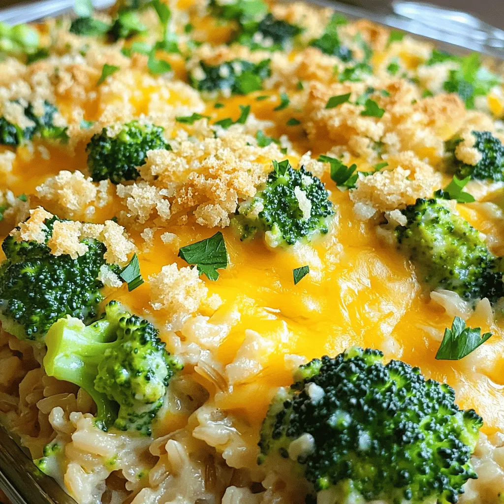 Broccoli Rice Casserole Simple and Wholesome Dish