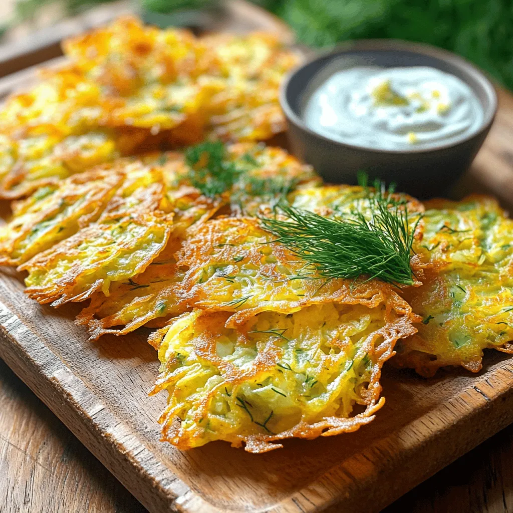 To make crispy cabbage fritters, you need fresh, high-quality ingredients. The key players are green cabbage, carrots, and scallions. You want four cups of finely shredded cabbage. This gives the fritters their main flavor and texture. Next, add one cup of grated carrots for sweetness and color. Scallions add a nice touch of onion flavor, so include half a cup, chopped.
