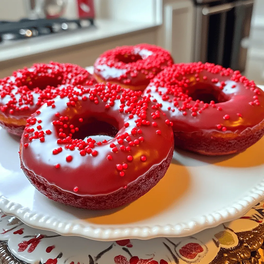 Red Velvet Donuts Delightful and Easy to Make at Home