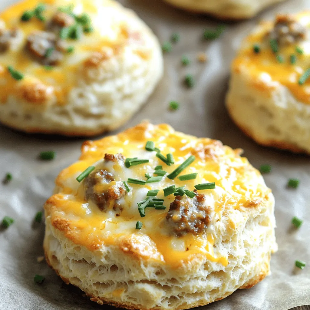 Cheesy Sausage Biscuits Simple and Tasty Recipe