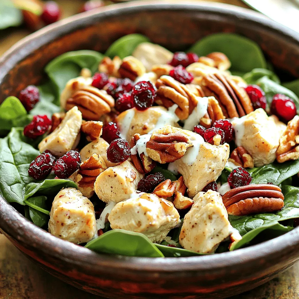 Cranberry Pecan Chicken Salad Fresh and Flavorful Dish