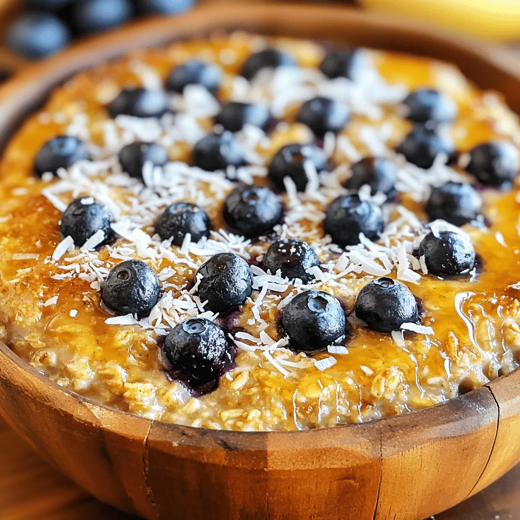 Blueberry Oatmeal Bake Tasty and Simple Recipe
