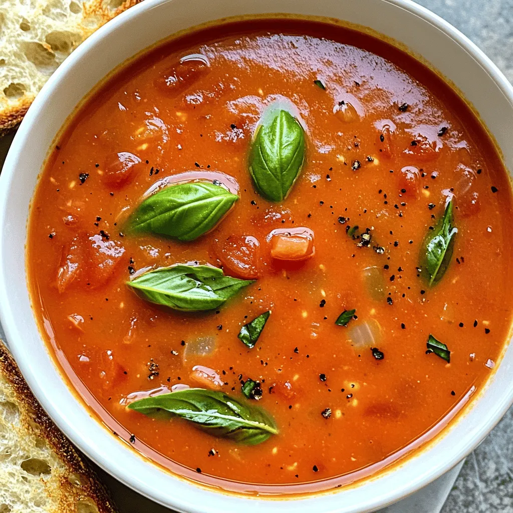 Slow Cooker Creamy Tomato Basil Soup Delightful Recipe