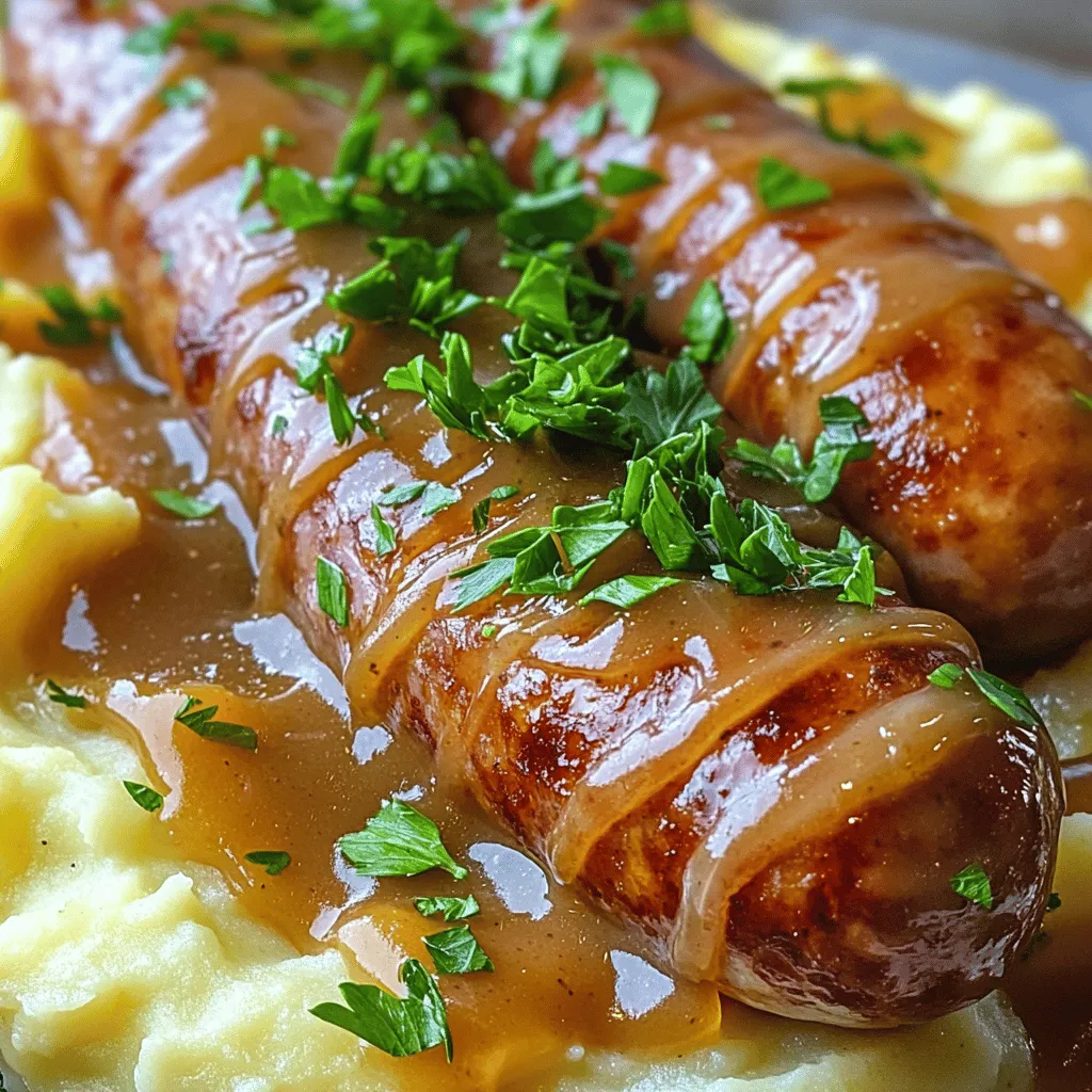 Bangers and Mash Packed with Flavorful Comfort