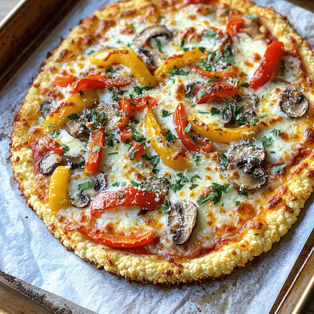 Cauliflower Pizza Crust Healthy and Simple Recipe