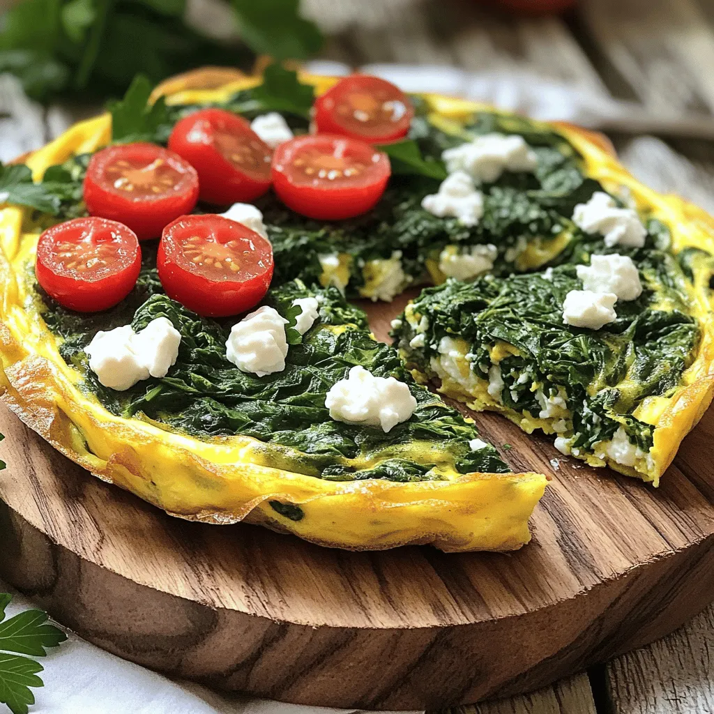 Spinach Goat Cheese Frittata Flavorful Breakfast Dish
