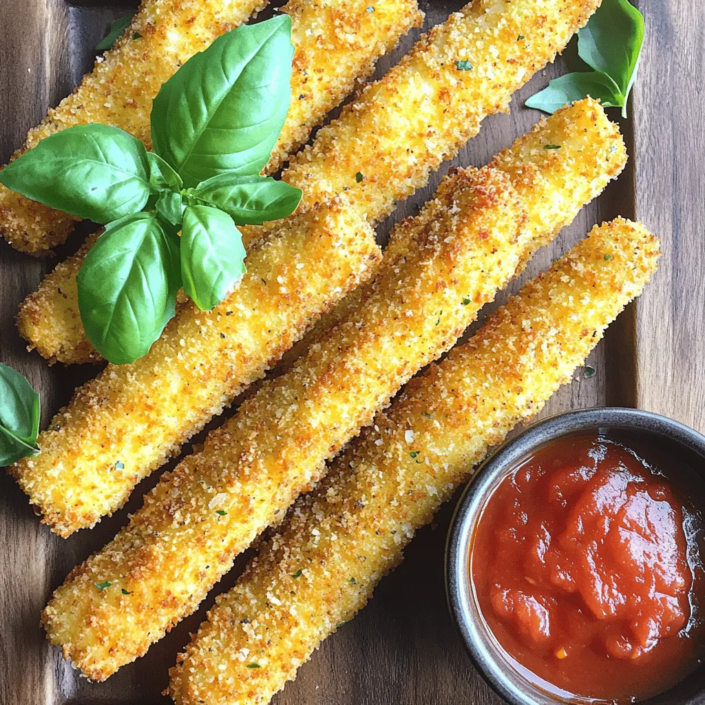 Savory Mozzarella Sticks Easy to Make at Home