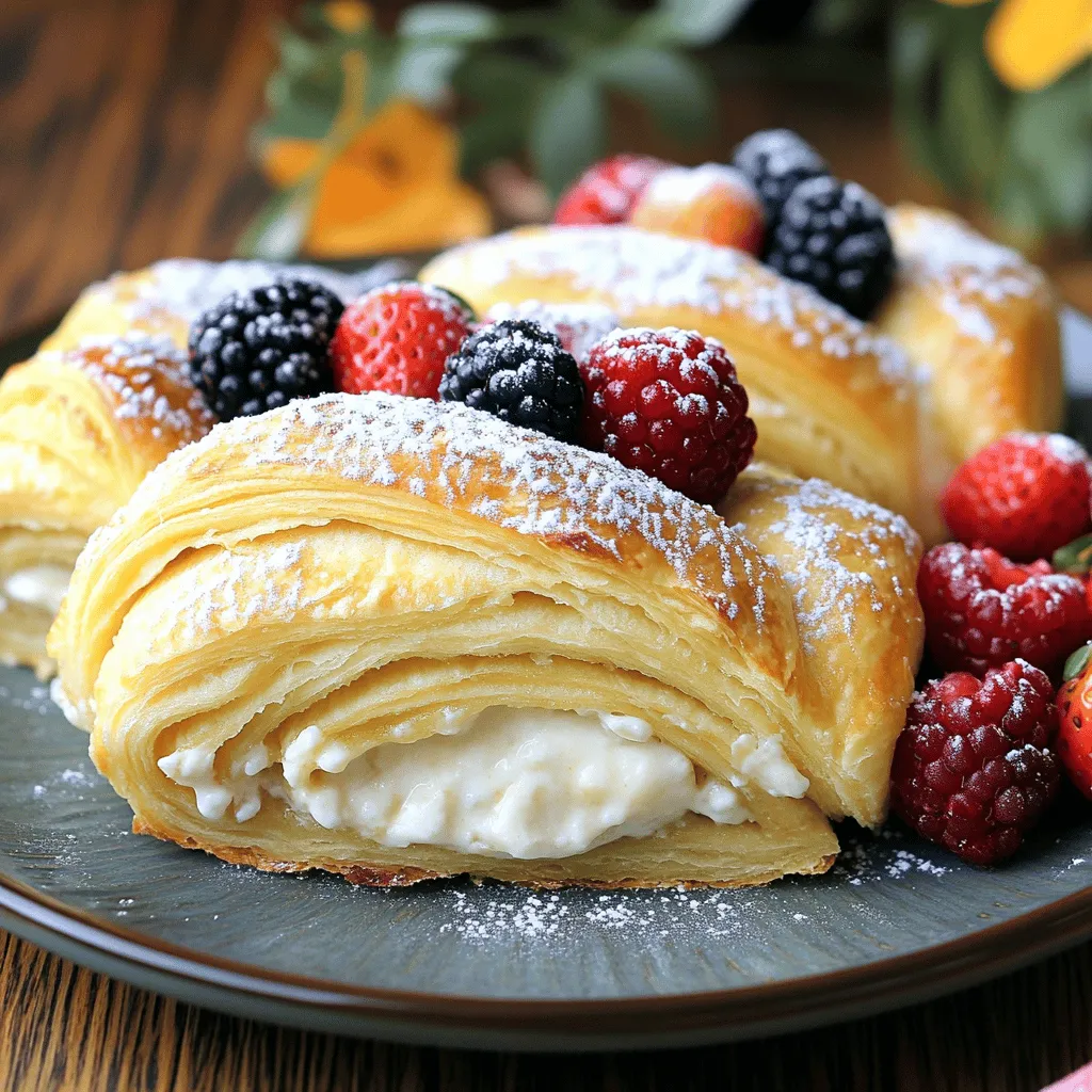 The cheesecake rolls casserole needs simple ingredients. First, you will need two cans of refrigerated crescent roll dough. This forms the base. Next, cream cheese is key. Use 16 ounces of softened cream cheese to make it rich and creamy.