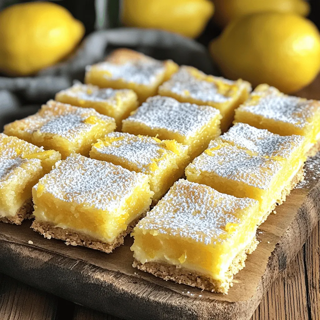 For a classic lemon bar cookie, you need simple ingredients. The main ones are butter, sugar, flour, and eggs. You also need baking powder, salt, lemon zest, and fresh lemon juice.