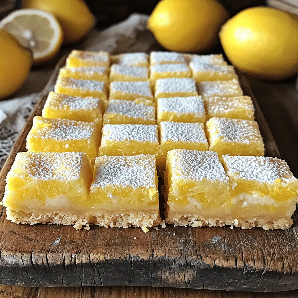 Lemon Bar Cookie Delightful and Easy Treat Recipe