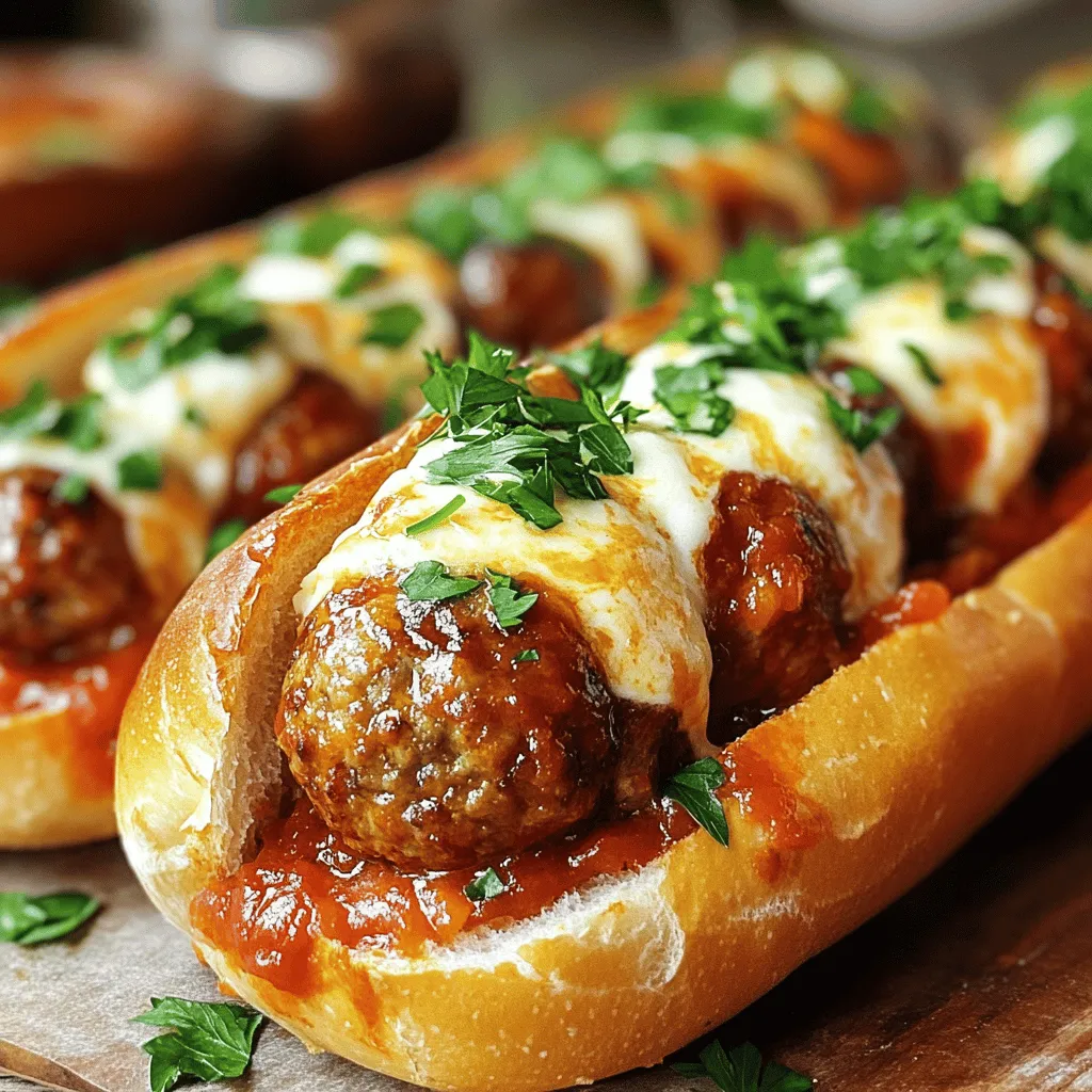 Savory Homemade Meatball Subs Easy and Flavorful Meals