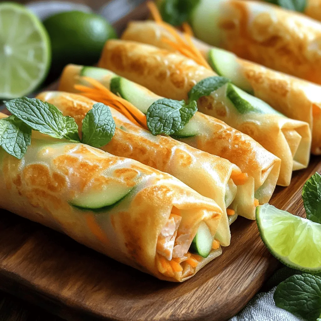 Deliciously Fresh Vietnamese Salmon Spring Rolls Recipe