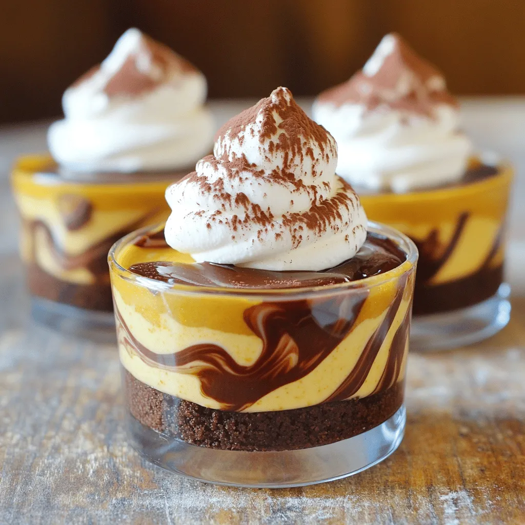 Chocolate Pumpkin Cheesecake Cups Irresistible Delight