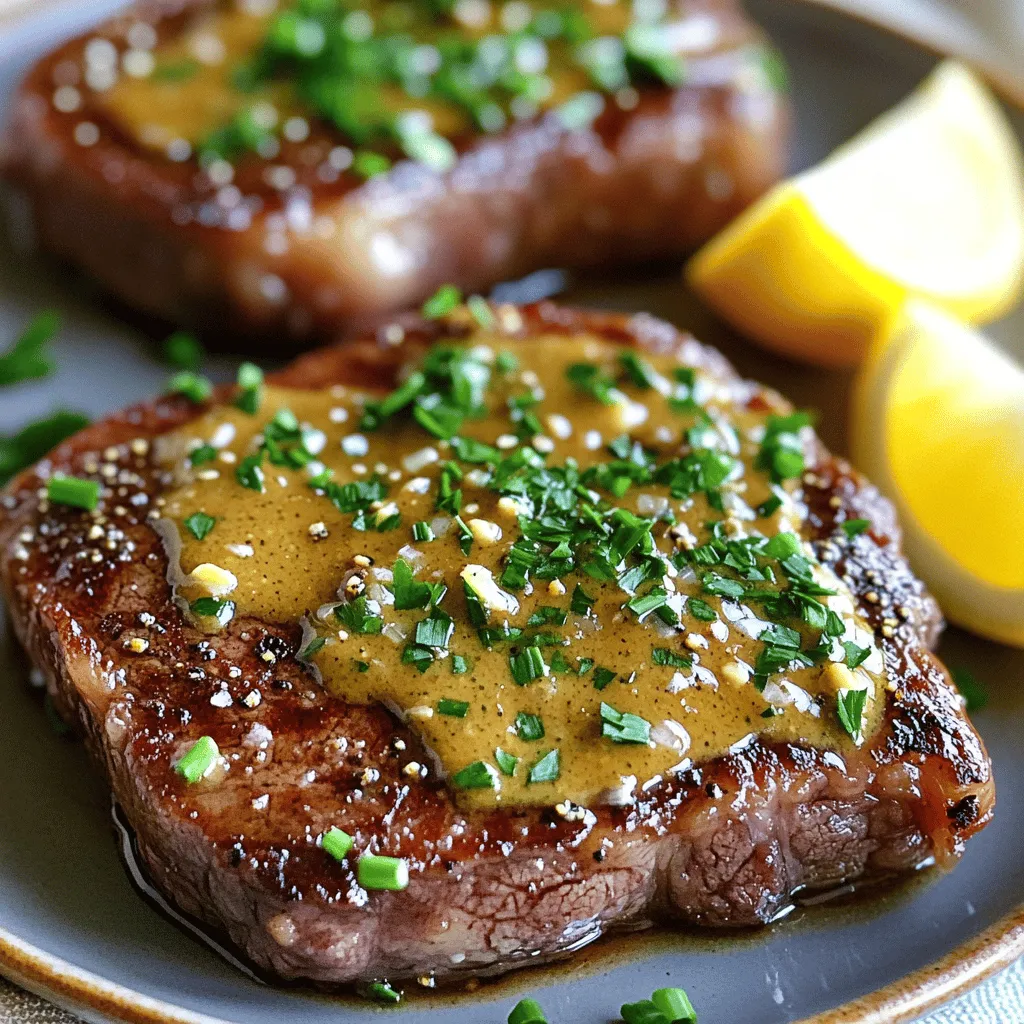 Steak Diane is a classic dish with a few key ingredients. You need two boneless beef sirloin steaks, about one inch thick. These steaks provide great flavor and tenderness. Olive oil helps sear the meat, giving it a nice crust. Salt and black pepper add essential seasoning.