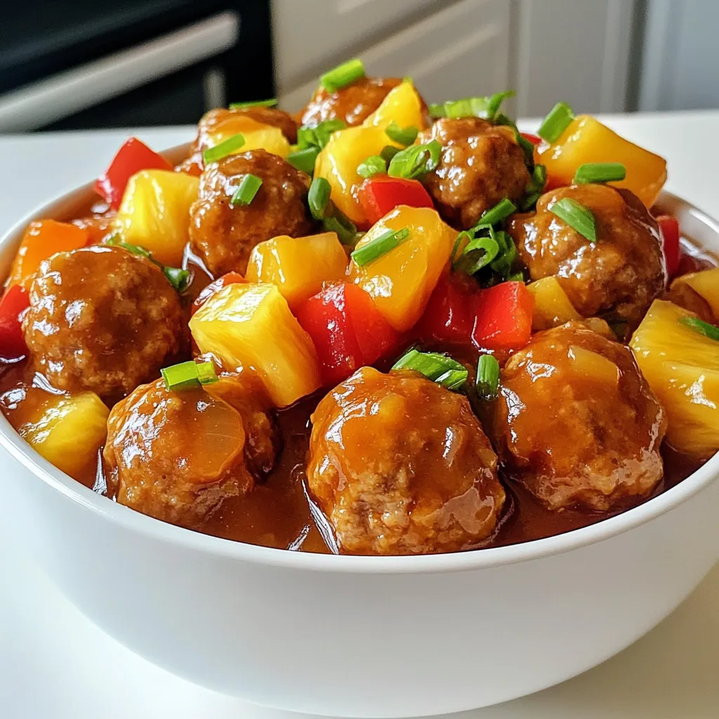 Slow Cooker Sweet &#038; Sour Meatballs Easy Family Meal