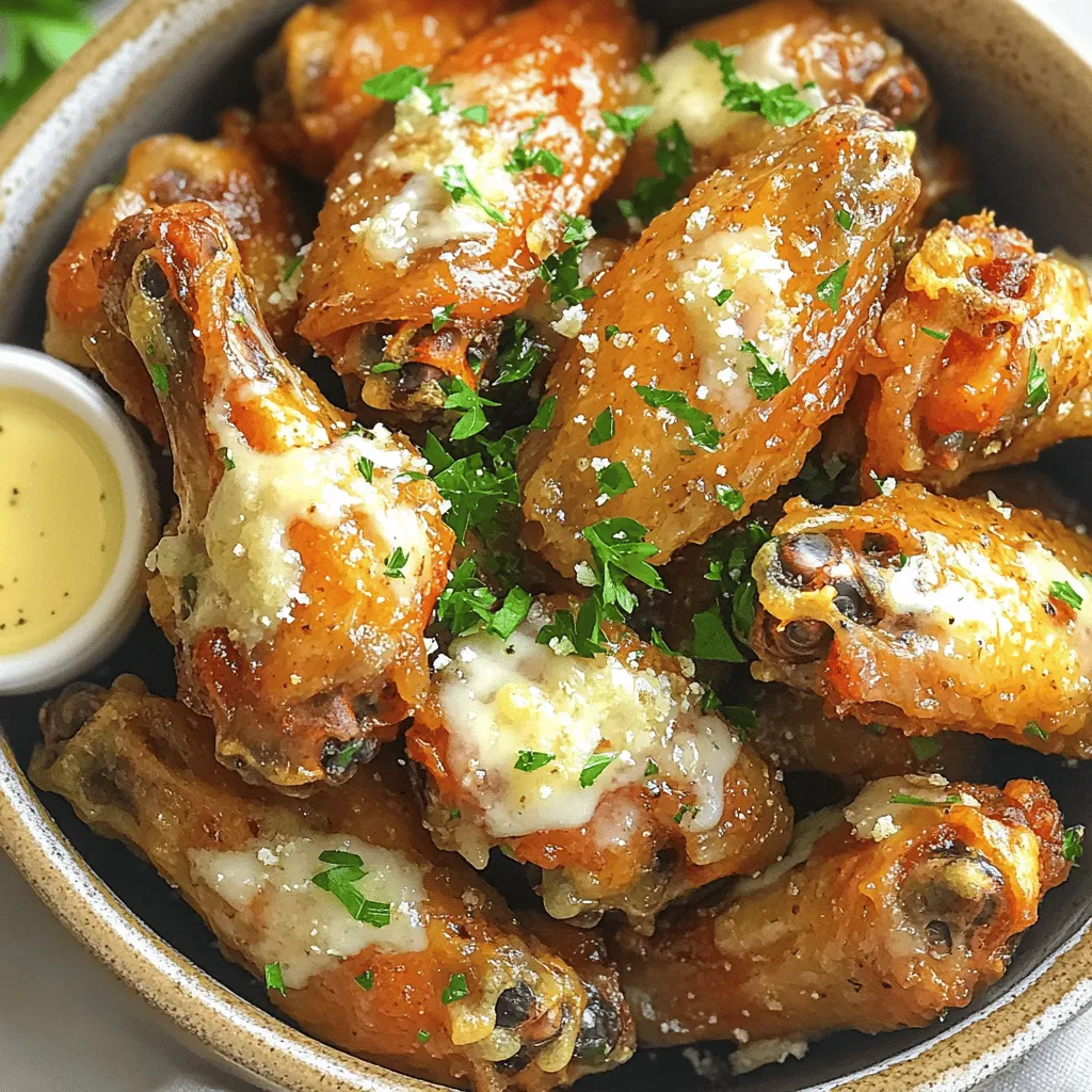 Air Fryer Garlic Parmesan Wings Savory and Crispy Treat