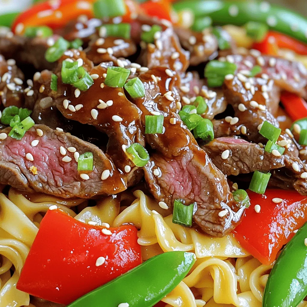 Honey Garlic Beef Noodles Flavorful Family Meal