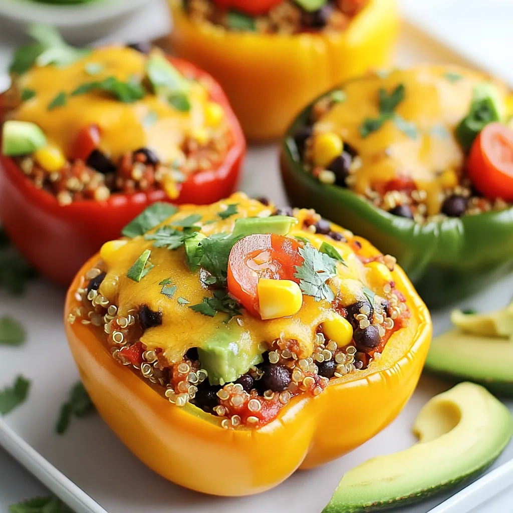 Tex-Mex Quinoa Stuffed Peppers Tasty and Nutritious