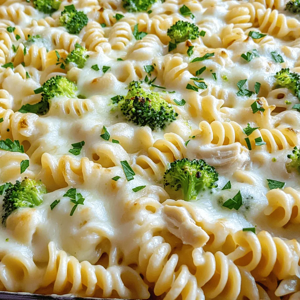 Creamy Chicken Alfredo Bake Easy Weeknight Meal
