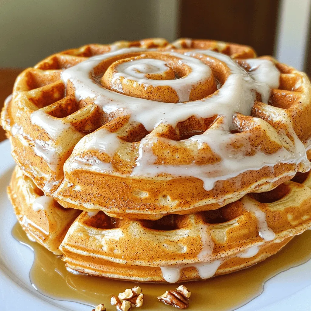Cinnamon Roll Waffles Delightful Breakfast Treat