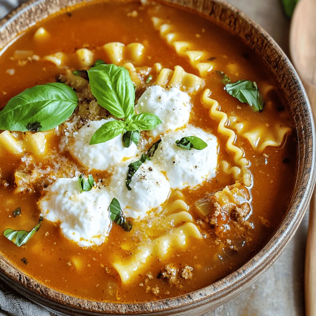 Instant Pot Lasagna Soup Rich and Flavorful Dish