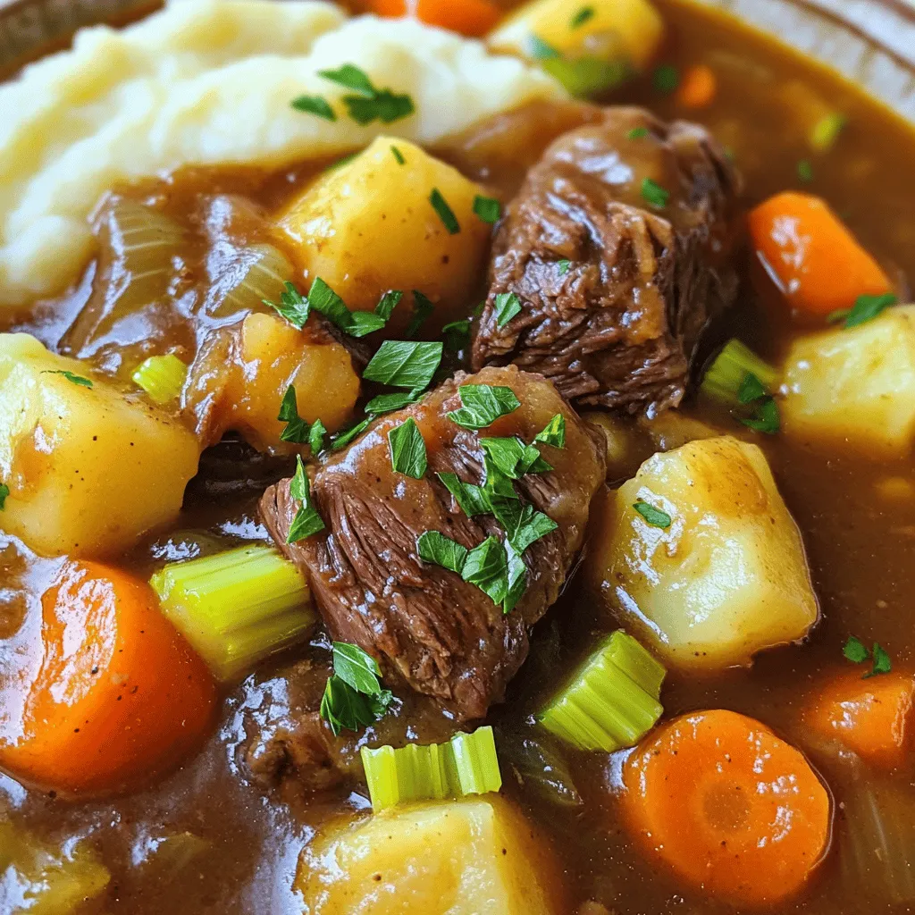 To make a great pot roast over mashed potatoes, you need fresh, quality ingredients.