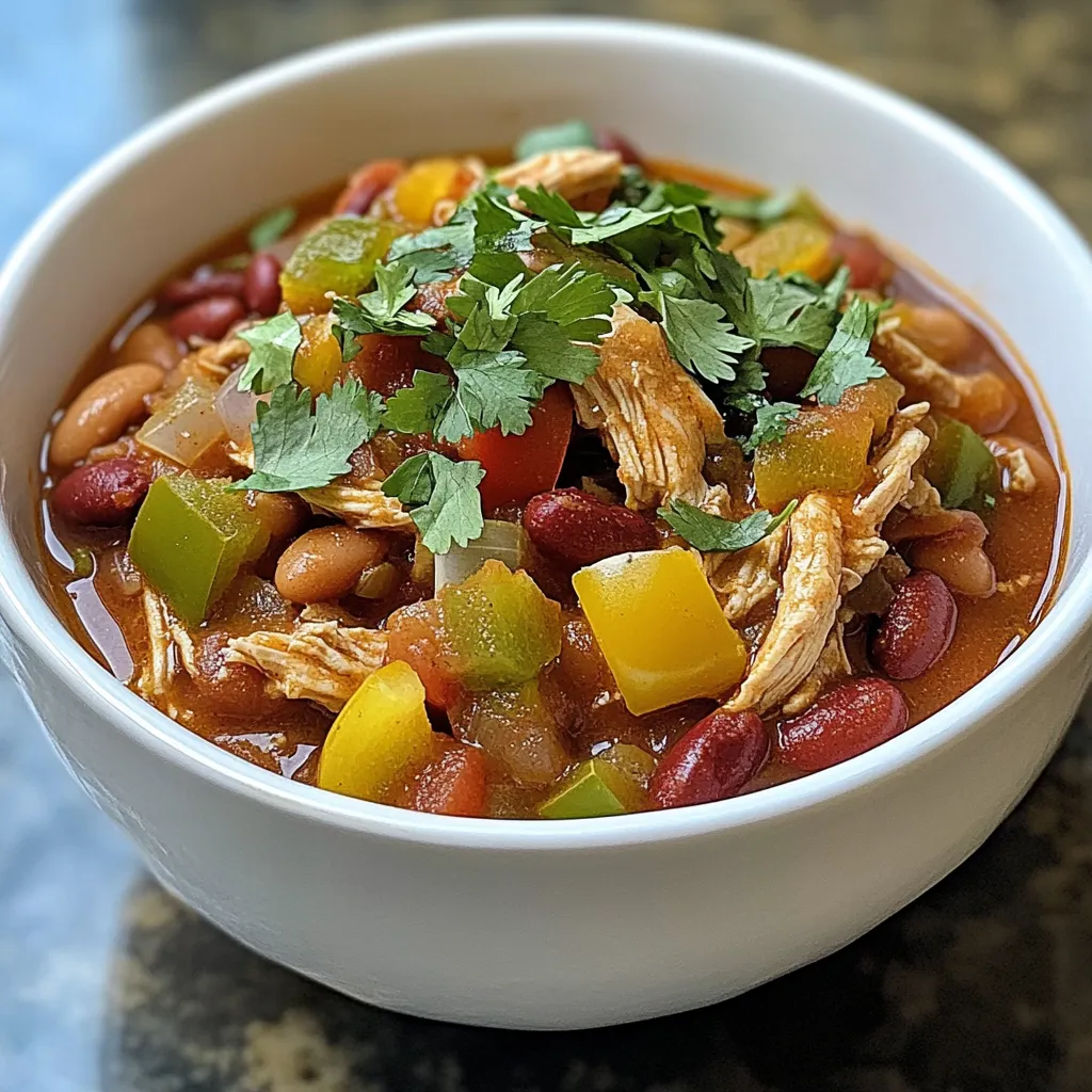 Low Carb Crockpot Chicken Chili Flavorful Simple Meal
