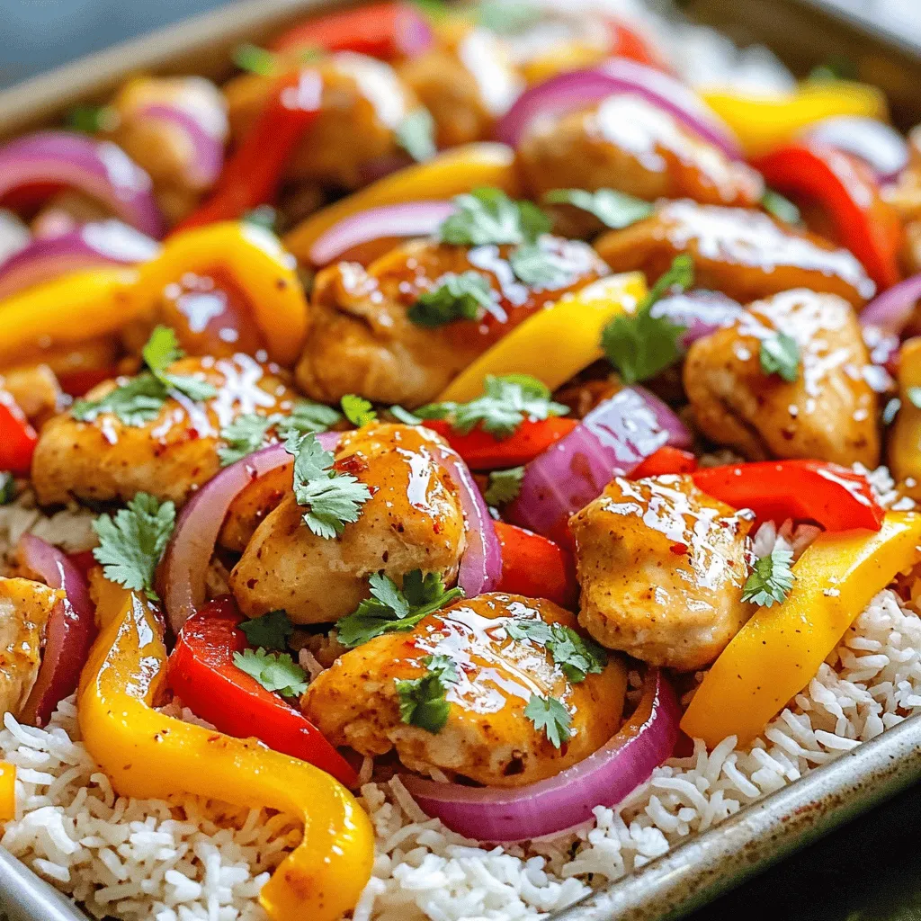 Sheet-Pan Sweet &#038; Spicy Chicken Peppers Delight