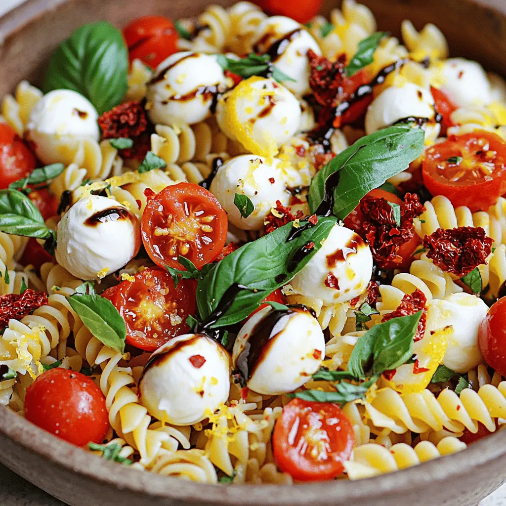 Caprese Pasta Salad Fresh and Flavorful Delight