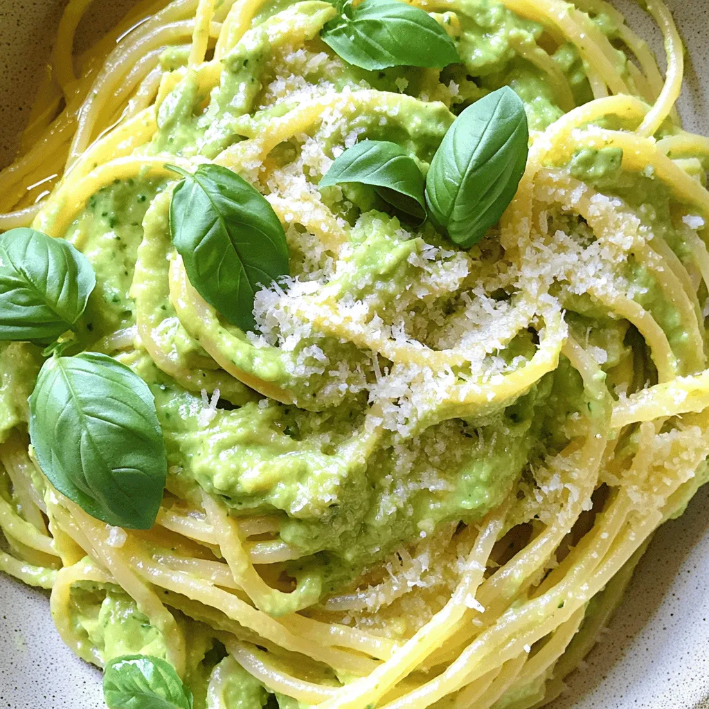 Creamy Avocado Pasta Simple and Flavorful Recipe