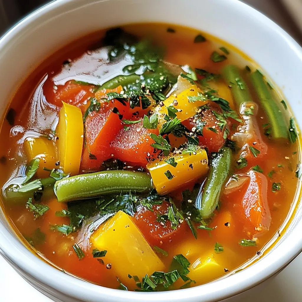 Savory One-Pot Vegetable Soup Easy and Delicious Meal