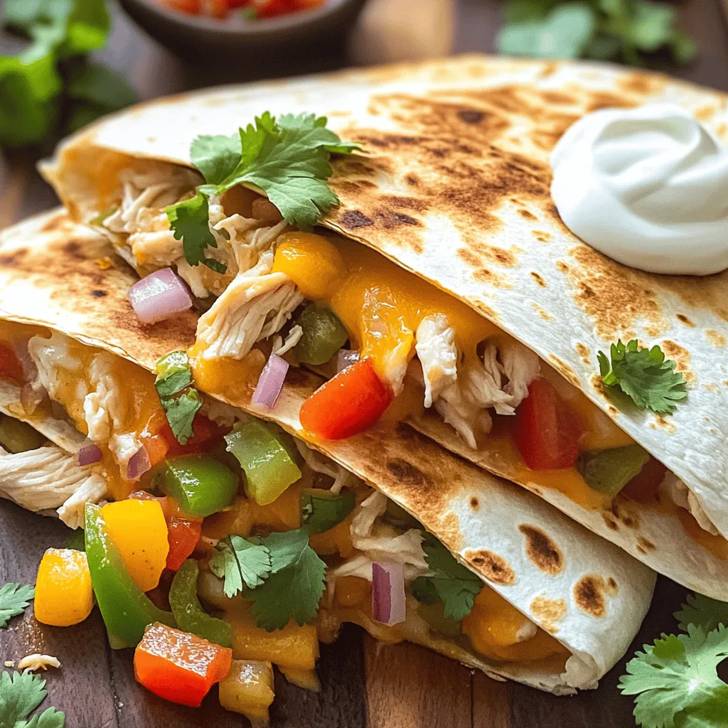 Easy Chicken Quesadillas Tasty and Quick Meal Idea
