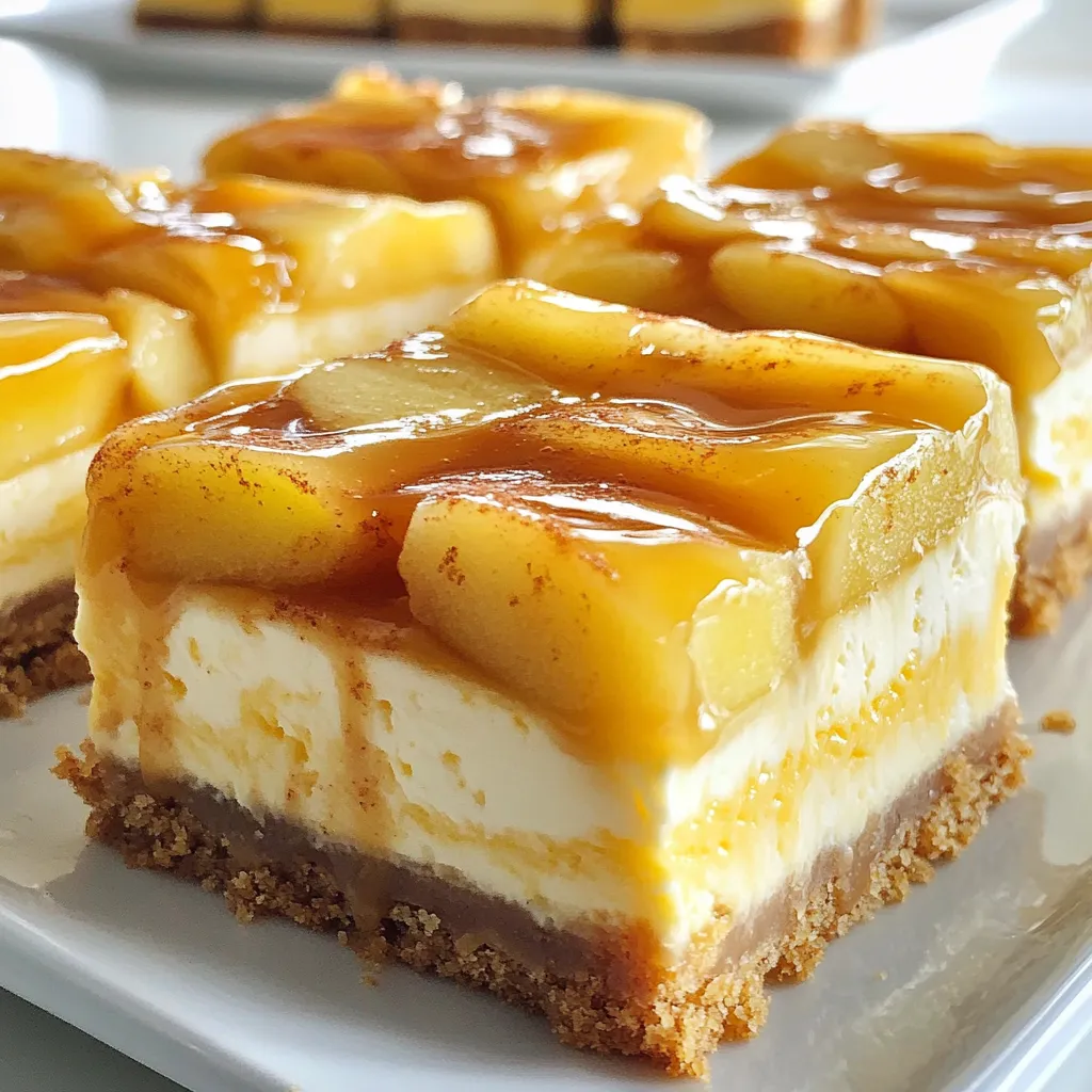 Caramel Apple Cheesecake Bars Irresistibly Delicious Treat