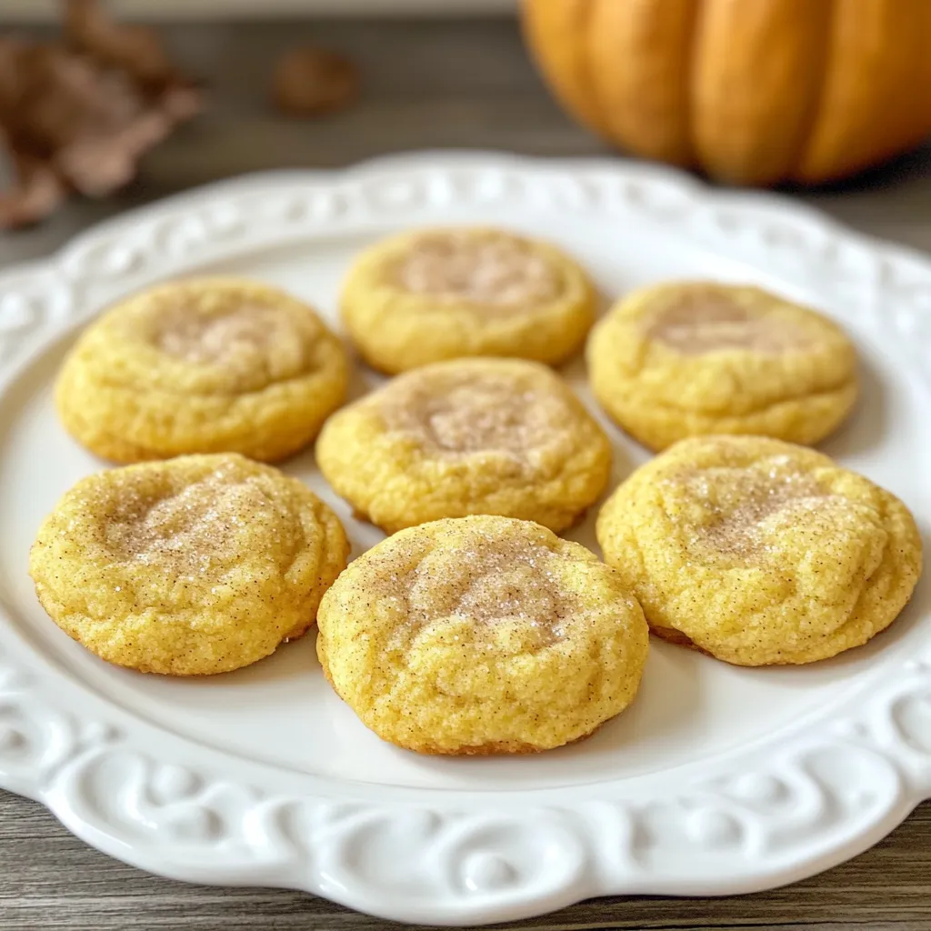 Pumpkin Snickerdoodle Cookies Fluffy and Flavorful Treat
