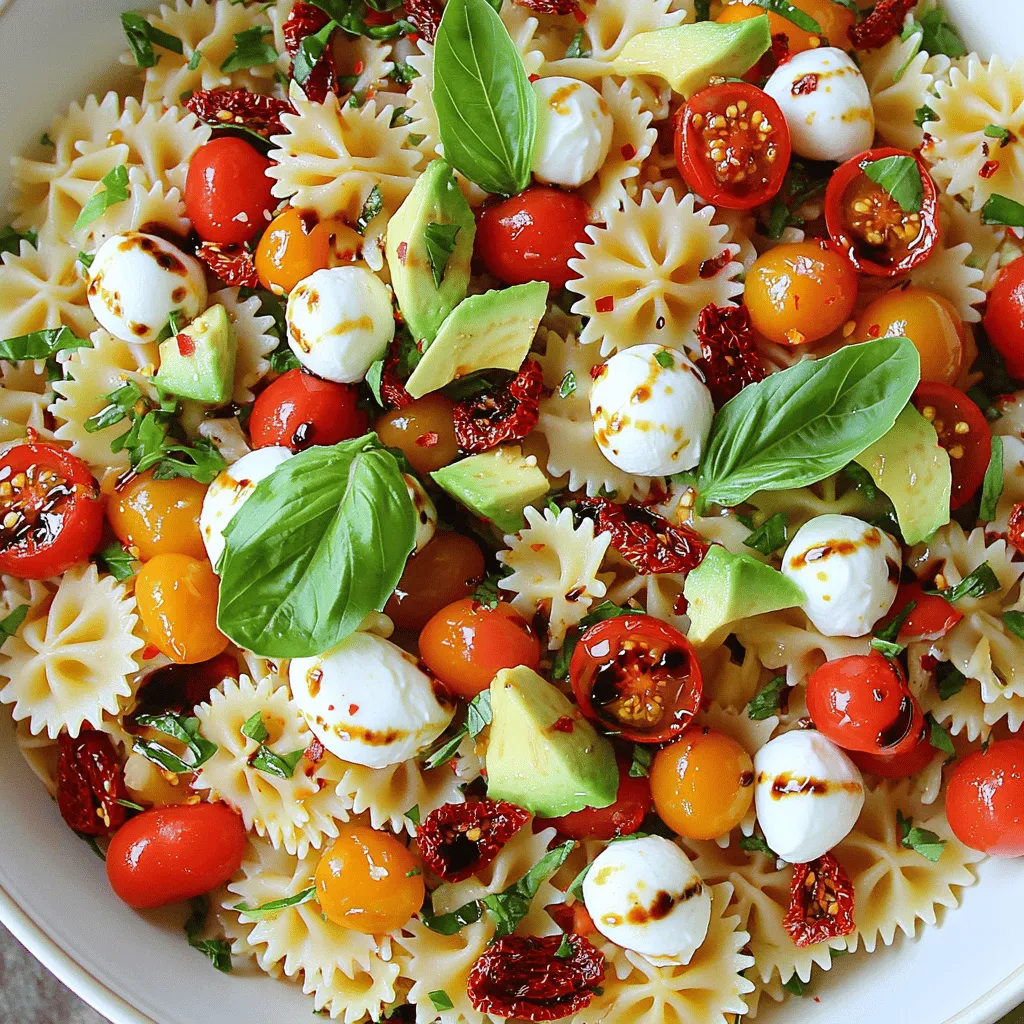 Caprese Pasta Salad Fresh and Flavorful Delight