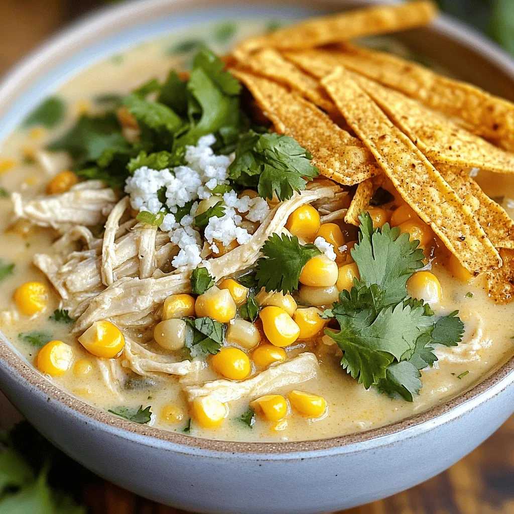 Mexican Street Corn White Chicken Chili Delightful Dish