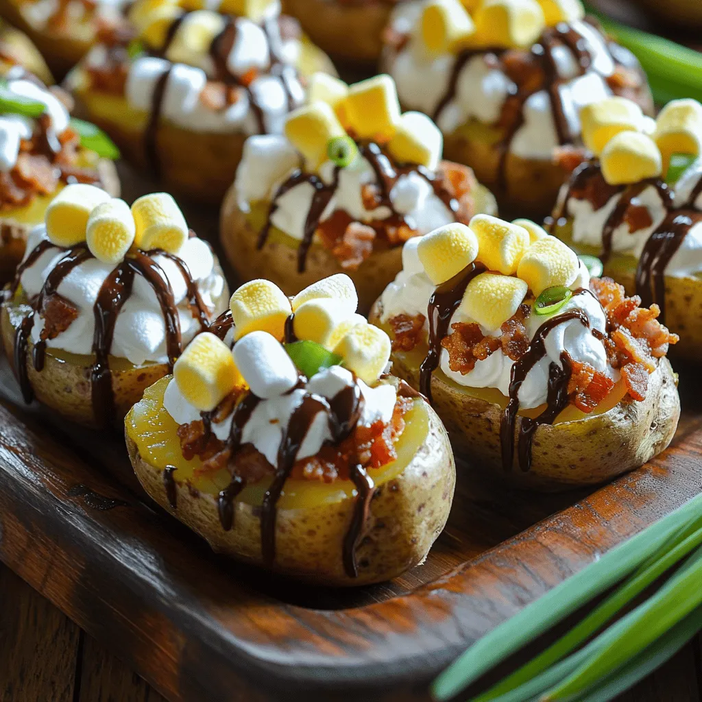 Mississippi Mud Potatoes are a fun twist on a classic dish. They combine sweet and savory flavors to create a unique experience. This dish stands out in Mississippi cuisine because of its playful mix of ingredients. The creamy filling, crispy bacon, and sweet marshmallows set it apart from other Southern potato dishes.