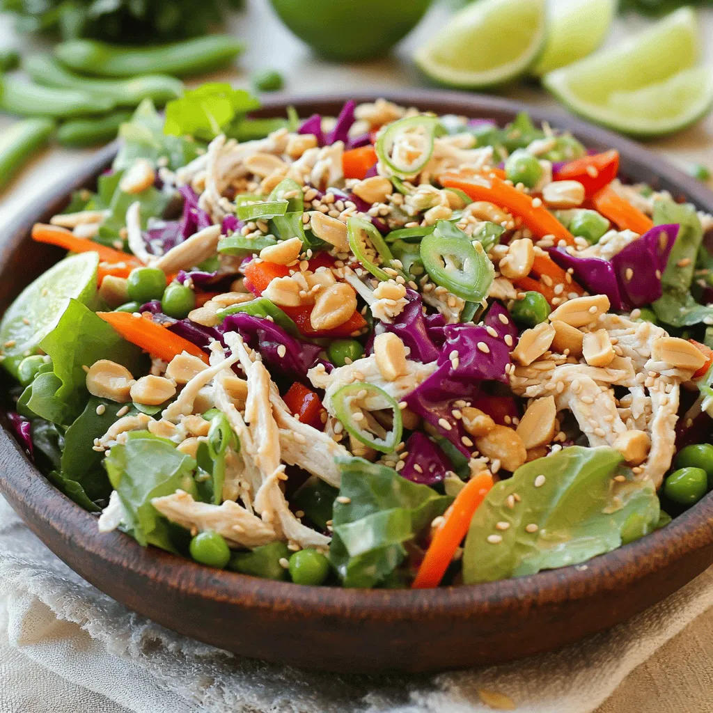 Asian Chicken Crunch Salad Vibrant and Crunchy Delight