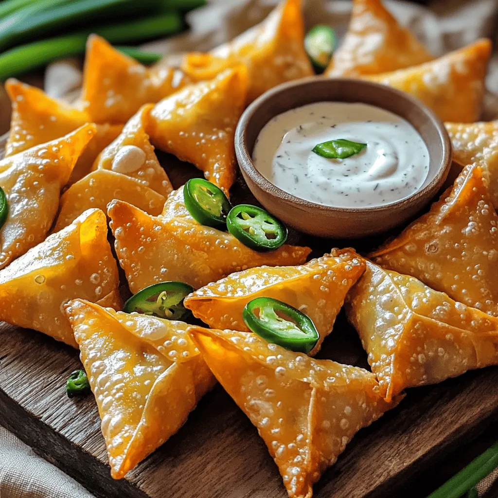 Jalapeno Popper Wontons Tasty and Easy Snack Idea